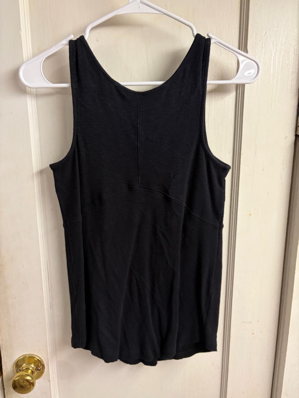 Free People Black Ribbed Tank - Picture 2 of 3